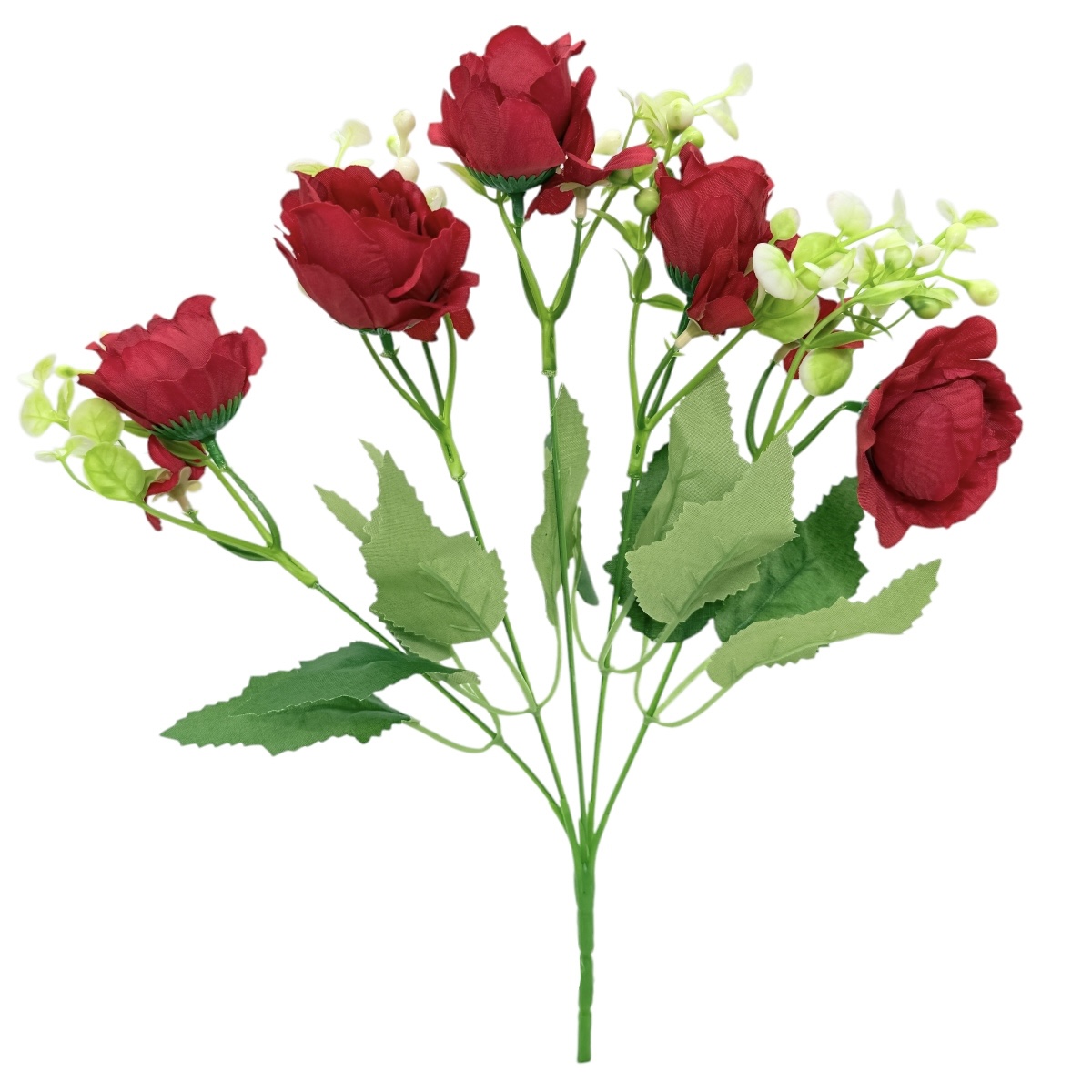 Buchet Artificial 5 Trandafiri Madame Rosu