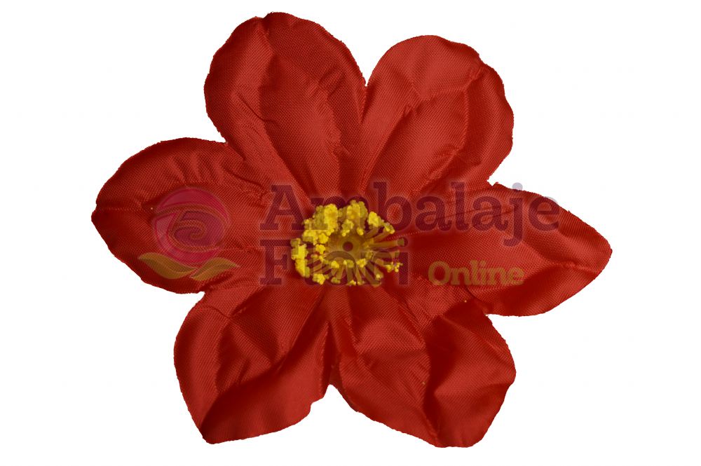 Set 90 buc flori artificiale funerare, Cap MN Rosu AFO