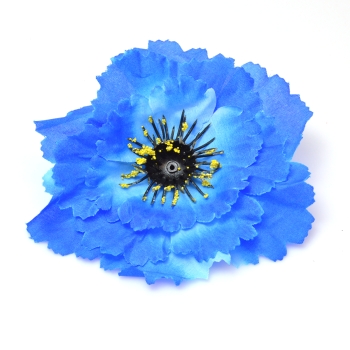 Set 90 buc flori artificiale funerare, Cap MC Albastru AFO