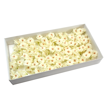 Set 50 ramuri floare de cires din sapun parfum si atingere reala crem afo