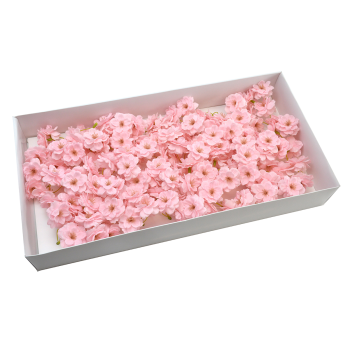Set 50 ramuri floare de cires din sapun parfum si atingere reala frez afo