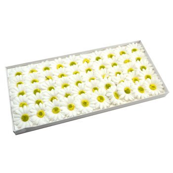 Set 50buc margarete de sapun parfumate atingere reala alb 23-35 afo