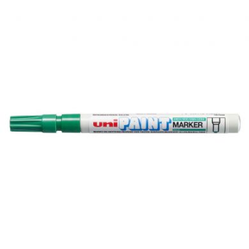 Marker cu vopsea cu varf foarte subtire PX21 verde