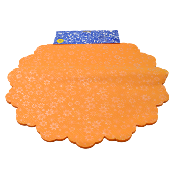 Celofan Rotund 50CM floare de colt portocaliu deschis  AFO
