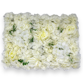 Panou Floral 60cm x 40cm Alb