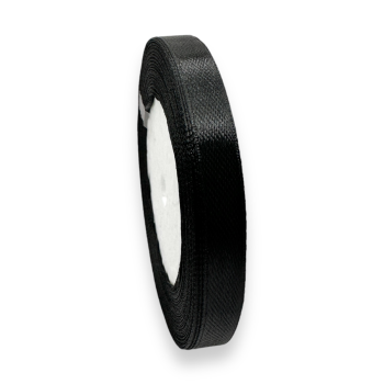 Rola Satin 0.9cm negru