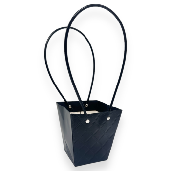 Set 10 sacose carton premium model romb negru