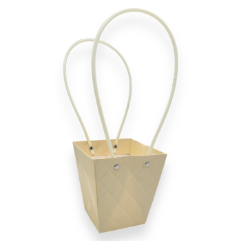 Set 10 sacose carton premium model romb galben pal