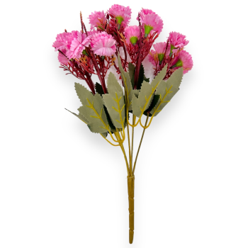 Buchet 5 fire Garofita Vintage Roz