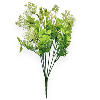 Buchet 7 Fire Artificiale Achillea Alb