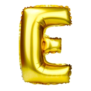Balon gonflabil auriu 55 cm litera E AFO