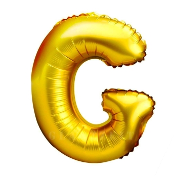Balon gonflabil auriu 55 cm litera G AFO
