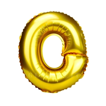 Balon gonflabil auriu 55 cm litera O AFO