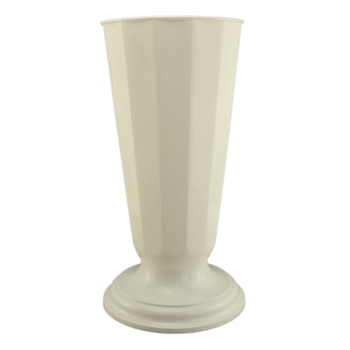 Vaza podea 19x48 cm alb perlat afo