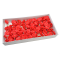 Set 50 ramuri floare de cires din sapun parfum si atingere reala rosu afo