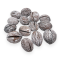 Set 14 bucati mintole 9cm natur alb