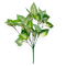 Buchet Artificial 7 Fire Ficus Verde cu Alb