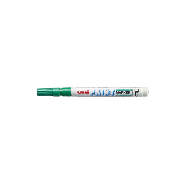 Marker cu vopsea cu varf foarte subtire PX21 verde