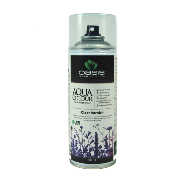 Spray Oasis lac transparent clear varnish