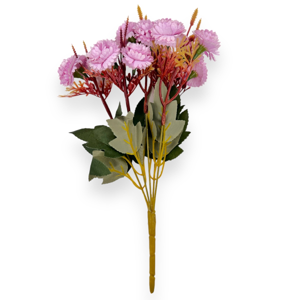 Buchet 5 fire Garofita Vintage Liliac