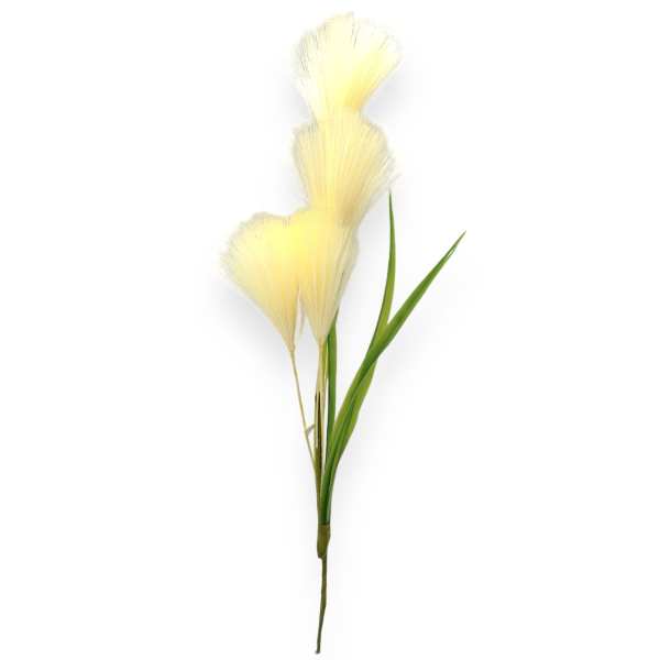 Buchet artificial 9 fire Pampas crem