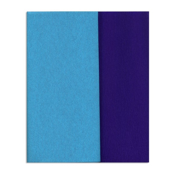 Hartie creponata Gloria Doublette bleo-albastru, cod 3320 AFO